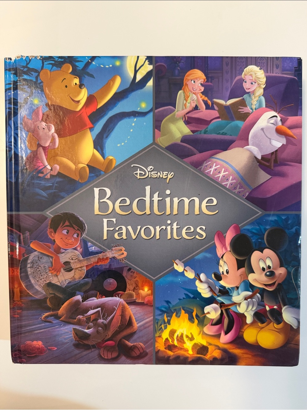 Disney Bedtime Favorites Illustrated Hardcover – Blue, Purple, Yellow, Pink